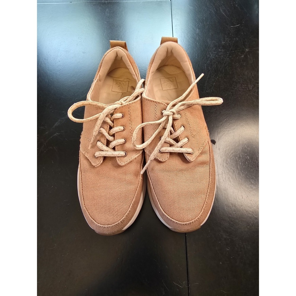 Reef Rover Low‎ Tan Canvas Sneakers Women's Size 7 RF008205 Comfort Walking